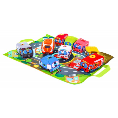 Sada Mäkkých Autíčok + Podložka