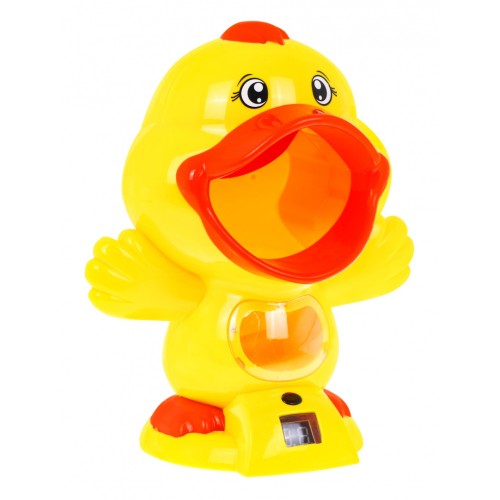 Kačica s Pištoľou na guličky pre deti 8+ Interaktívna zručnostná hra + 12 penových guličiek