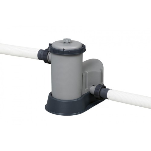 Bazén rámový Steel Pro MAX 488x122 Sivý 16FT BESTWAY 5w1 + Rebrík + Kryt