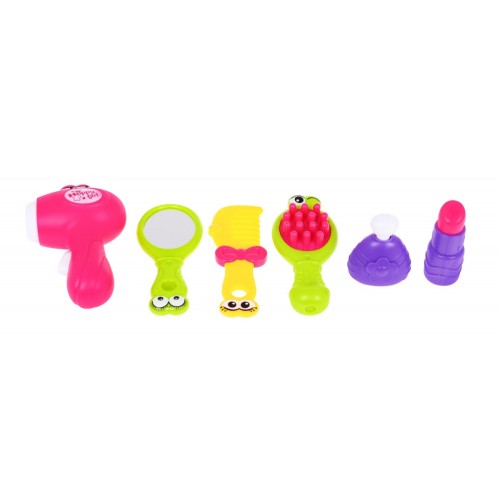 Interaktívna Toaletka 2v1 ružová Kufrík pre dievčatká 2+ Melódie Svetlá + Príslušenstvo