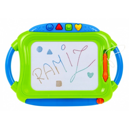 Sada 2 tabuliek na kreslenie pre deti 3+ Zmazateľné kresby + Kresliče + 4 Pečiatky