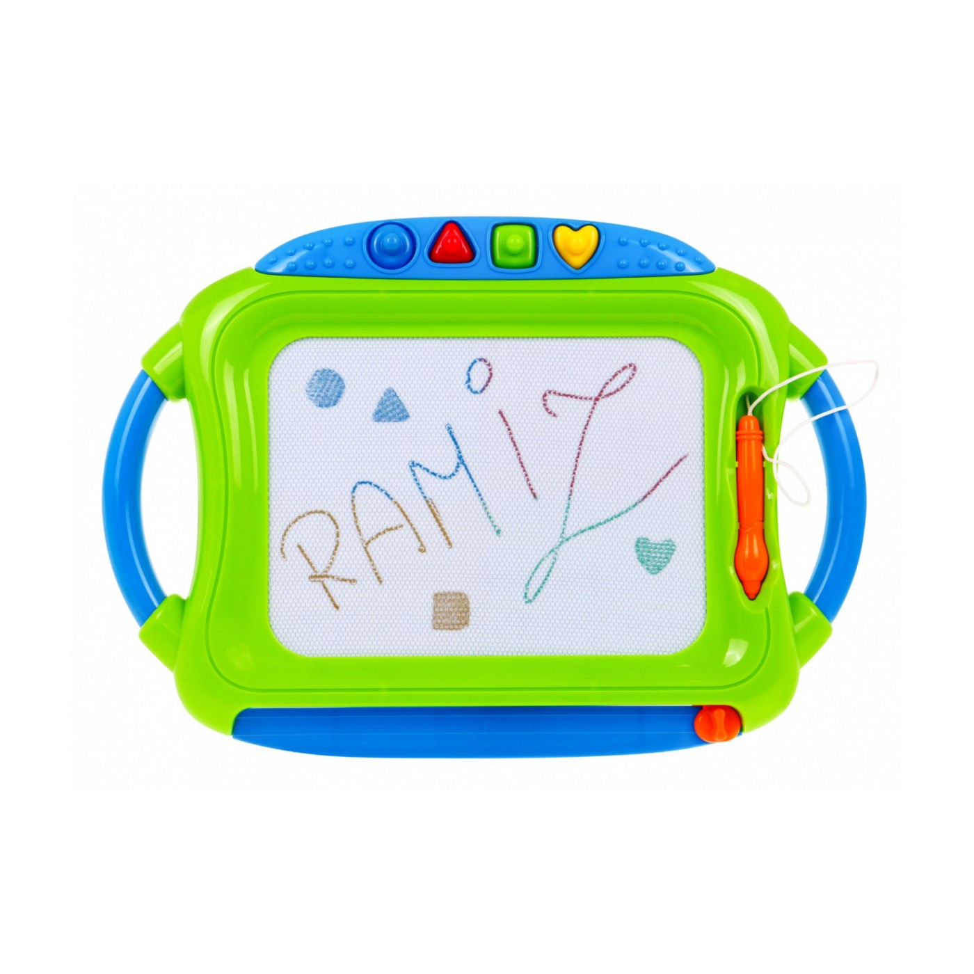 Sada 2 tabuliek na kreslenie pre deti 3+ Zmazateľné kresby + Kresliče + 4 Pečiatky