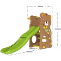 Záhradná šmykľavka 3v1 Hojdačka Basketbal pre deti Medveď