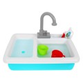 Drez na umývanie riadu pre deti 3+ batéria s vodou + Sušiak + Riad Príbor