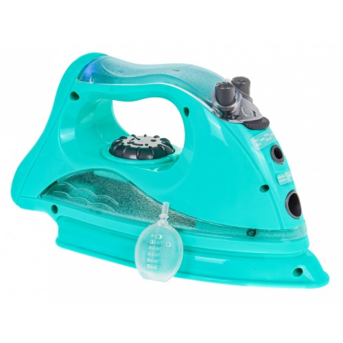Modrá veľká Žehlička pre deti 3+ Efekty Zvuku Svetlá + Funkcia vodnej paryy