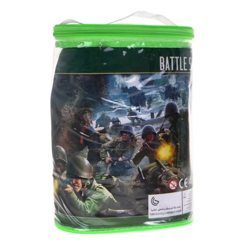 Veľká sada Vojačikov 300 ks. pre deti 3+ Figúrky vojakov 3 farby + 3 Vlajky