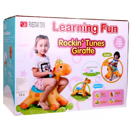 Žirafa Na Kolieskach - odrážadlo 2v1