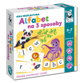 Edukačná hra "Abeceda na 3 spôsoby" učenie Písmen a Slov pre deti 3-7 rokov