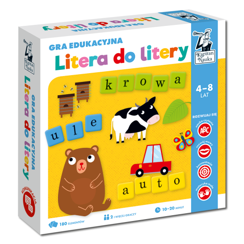 Edukačná hra Písmeno k písmenu pre deti 4-8 rokov + Učenie skladania slov + Pomenovanie obrázkov