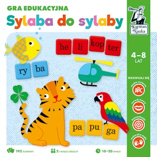 Edukačná hra "Sylaba k sylabe" pre deti 4-8 rokov + Skladanie slov + Pomenovanie obrázkov