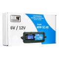 Nabíjačka akumulátora s LCD displejom 6V a 12V + 2 Špeciálne režimy