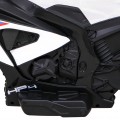 Motorka BMW HP4 na batériu pre deti Biely + 3 kolesá + LED + MP3 USB + Ekokoža