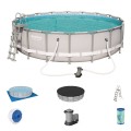 Bazén rámový 18FT 549x132 cm POWERSteel 6w1 BESTWAY