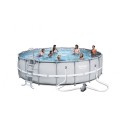 Bazén rámový 18FT 549x132 cm POWERSteel 6w1 BESTWAY