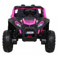 Buggy UTV 2000M Racing Auto na batériu Ružové + MP3 Zvuky Svietidlá + Ovládač + Pomalý štart
