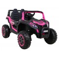 Buggy UTV 2000M Racing Auto na batériu Ružové + MP3 Zvuky Svietidlá + Ovládač + Pomalý štart