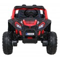 Buggy UTV 2000M Racing Auto na batériu Červené + MP3 Zvuky Svietidlá + Ovládač + Pomalý štart