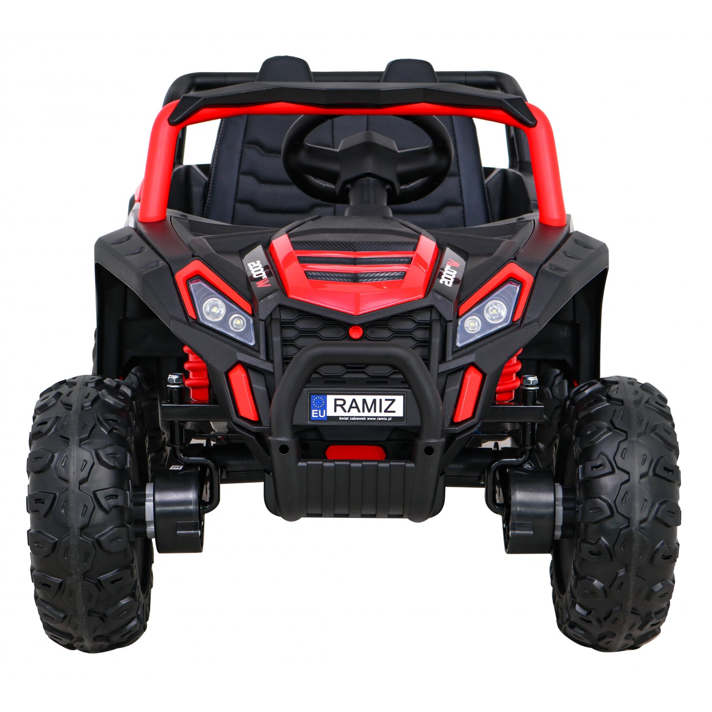 Buggy UTV 2000M Racing Auto na batériu Červené + MP3 Zvuky Svietidlá + Ovládač + Pomalý štart
