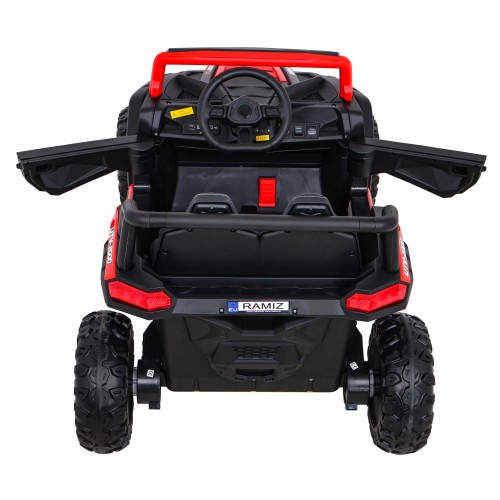 Buggy UTV 2000M Racing Auto na batériu Červené + MP3 Zvuky Svietidlá + Ovládač + Pomalý štart