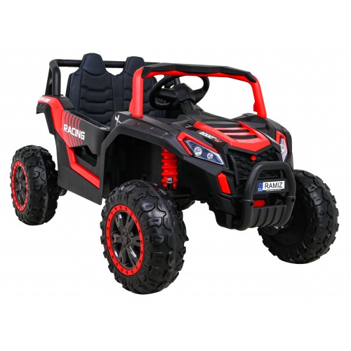 Buggy UTV 2000M Racing Auto na batériu Červené + MP3 Zvuky Svietidlá + Ovládač + Pomalý štart