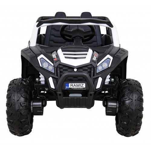 Buggy UTV 2000M Racing Auto na batériu Biele + MP3 Zvuky Svietidlá + Ovládač + Pomalý štart