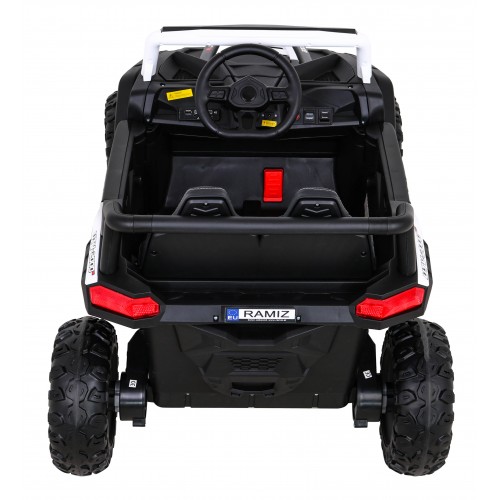 Buggy UTV 2000M Racing Auto na batériu Biele + MP3 Zvuky Svietidlá + Ovládač + Pomalý štart
