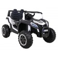 Buggy UTV 2000M Racing Auto na batériu Biele + MP3 Zvuky Svietidlá + Ovládač + Pomalý štart