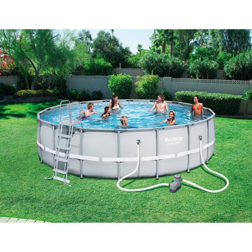 Bazén rámový 18FT 549x132 cm POWERSteel 6w1 BESTWAY