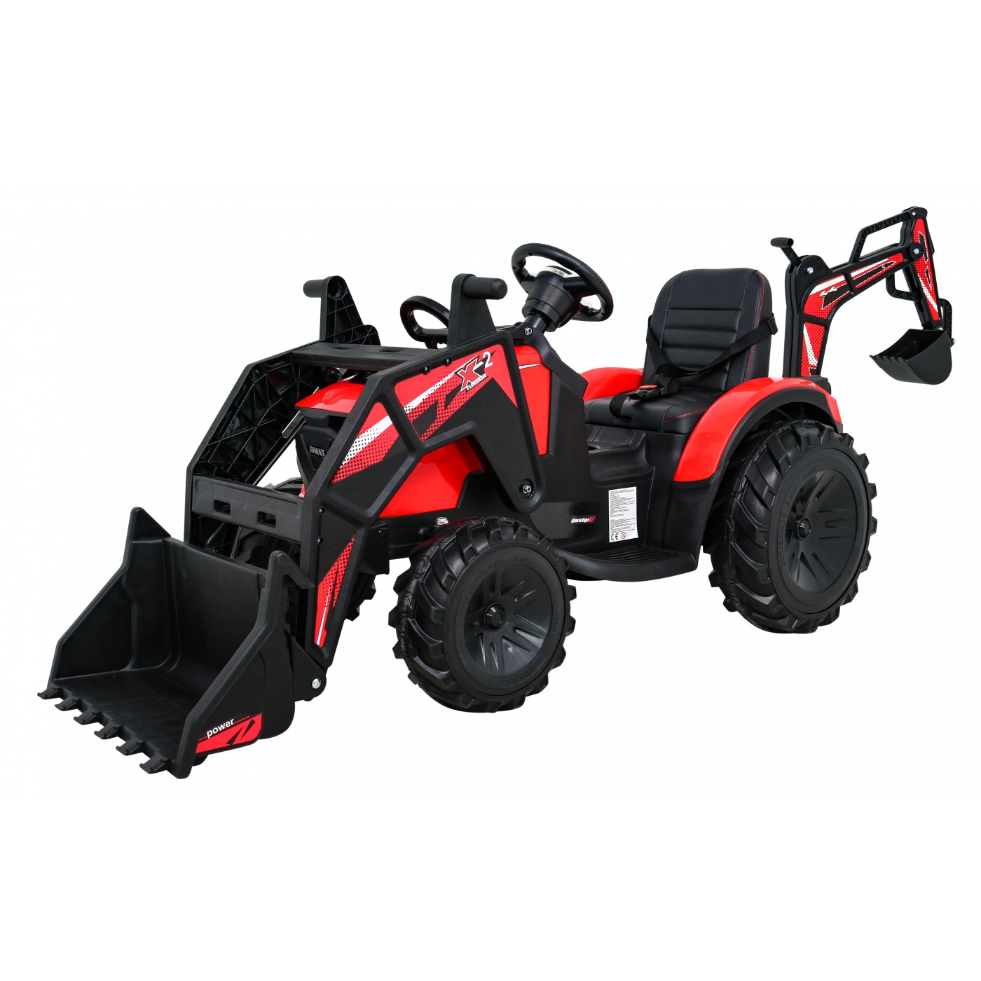 Vozidlo Traktor s Prívesom 720-T Červený