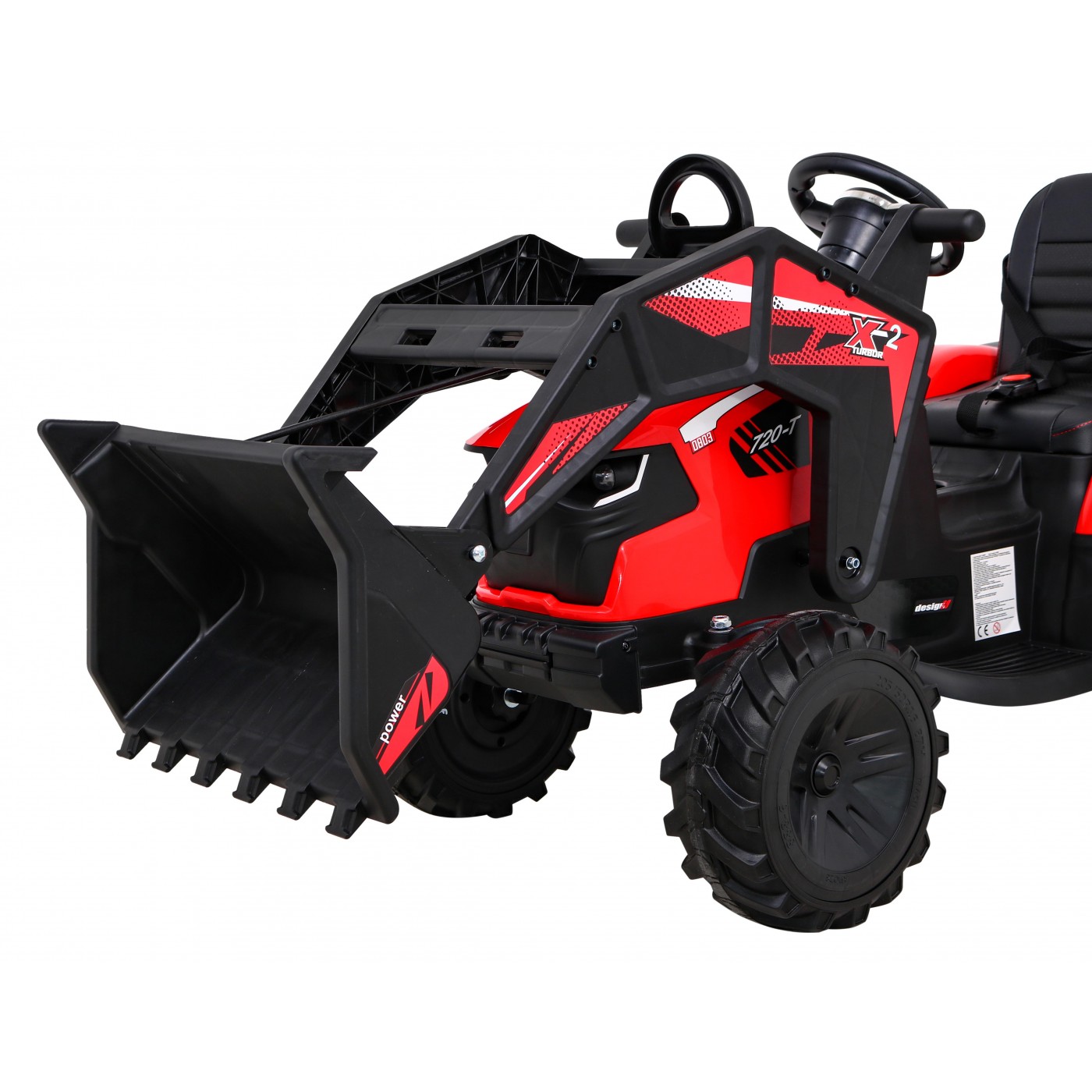 Vozidlo Traktor s Prívesom 720-T Červený