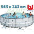 Bazén rámový 18FT 549x132cm PowerSteel Pieskový filter BE