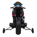 Motorka BMW HP4 na batériu pre deti Červený + Pomocné kolieska + Pomalý štart + EVA + MP3 LED