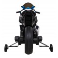 Motorka BMW HP4 na batériu pre deti Biely + Pomocné kolieska + Pomalý štart + EVA + MP3 LED