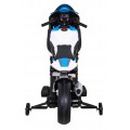 Motorka BMW HP4 na batériu pre deti Biely + Pomocné kolieska + Pomalý štart + EVA + MP3 LED