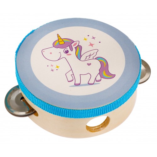 Drevená sada Hudobných nástrojov pre deti 3+ Tamburína Flauta Perkusie Marakasy + Pastelové farby