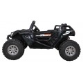 Buggy Clash na batériu pre 2 deti Čierny + Ovládač + Pohon 4x4 + Nastaviteľné sedadlo + Rádio MP3 + LED
