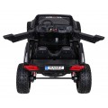 Buggy Clash na batériu pre 2 deti Čierny + Ovládač + Pohon 4x4 + Nastaviteľné sedadlo + Rádio MP3 + LED