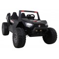 Buggy Clash na batériu pre 2 deti Čierny + Ovládač + Pohon 4x4 + Nastaviteľné sedadlo + Rádio MP3 + LED