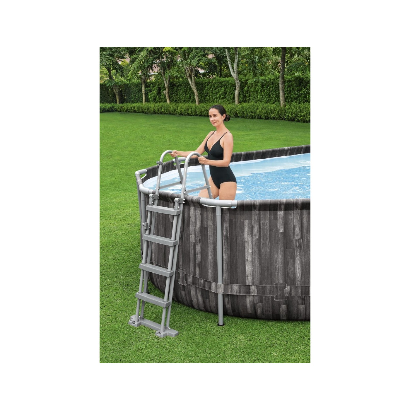 Bazén rámový Power Steel 610x366x122 20x12FT BESTWAY 7w1 Príslušenstvo