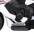 Honda CBR 1000RR Motorka na batériu pre deti Biely + Zvuky MP3 + Pomocné kolieska