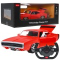 1970 Dodge Charger RT červený RASTAR model 1:16 Diaľkovo ovládané auto + Ovládač