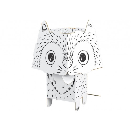 "Mačka" farebná kniha-skladačka 3D pre deti