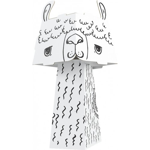 "Lama" farebná kniha-skladačka 3D pre deti