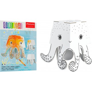 "Chobotnica" farebná kniha-skladačka 3D pre deti