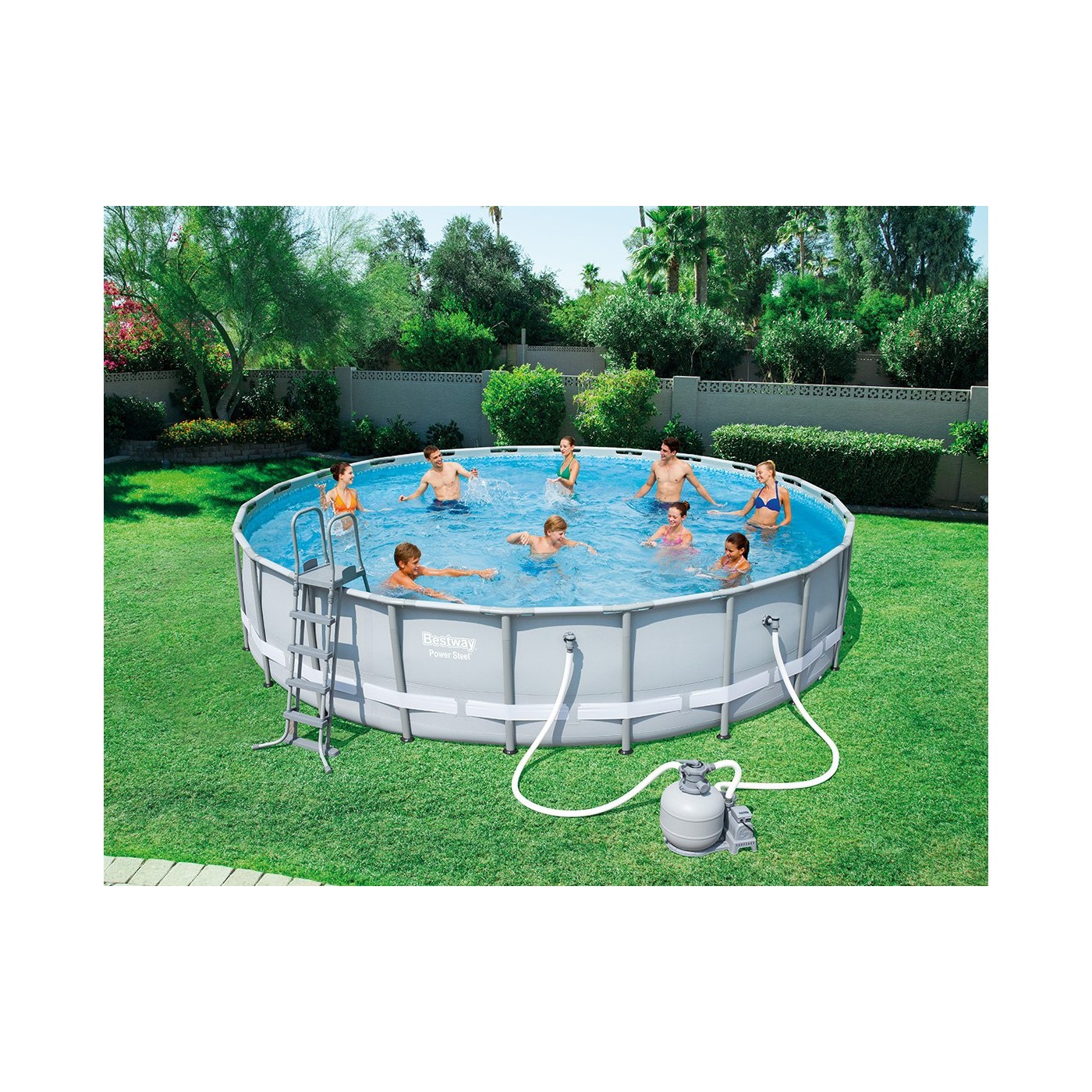 Bazén rámový 22FT 671x132cm POWERSteel BESTWAY