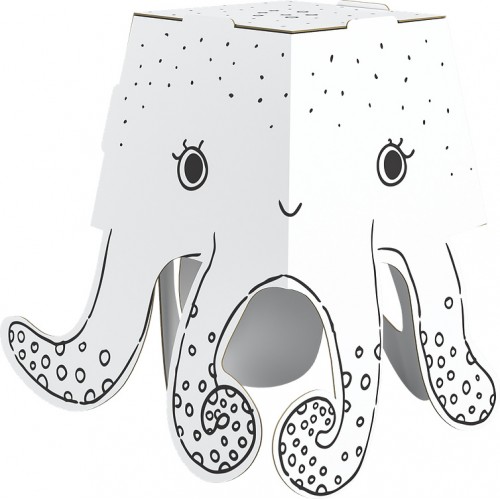 "Chobotnica" farebná kniha-skladačka 3D pre deti