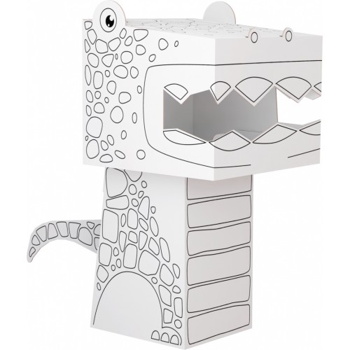 "Tyranosaurus" farebná kniha-skladačka 3D dinosaurus