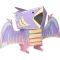 "Pterodaktyl" farebná kniha-skladačka 3D dinosaurus
