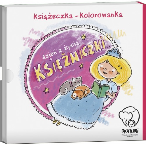Farebná kniha-harmonika "Deň z života princeznej" knižka pre deti