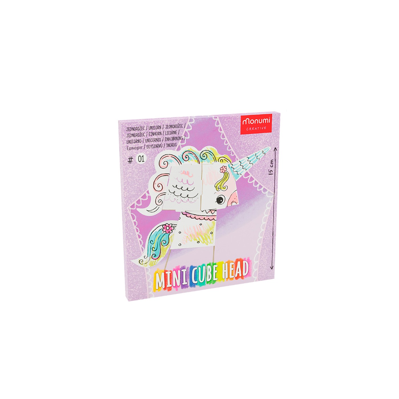 "Jednorožec" vymaľovánka  3D pre deti